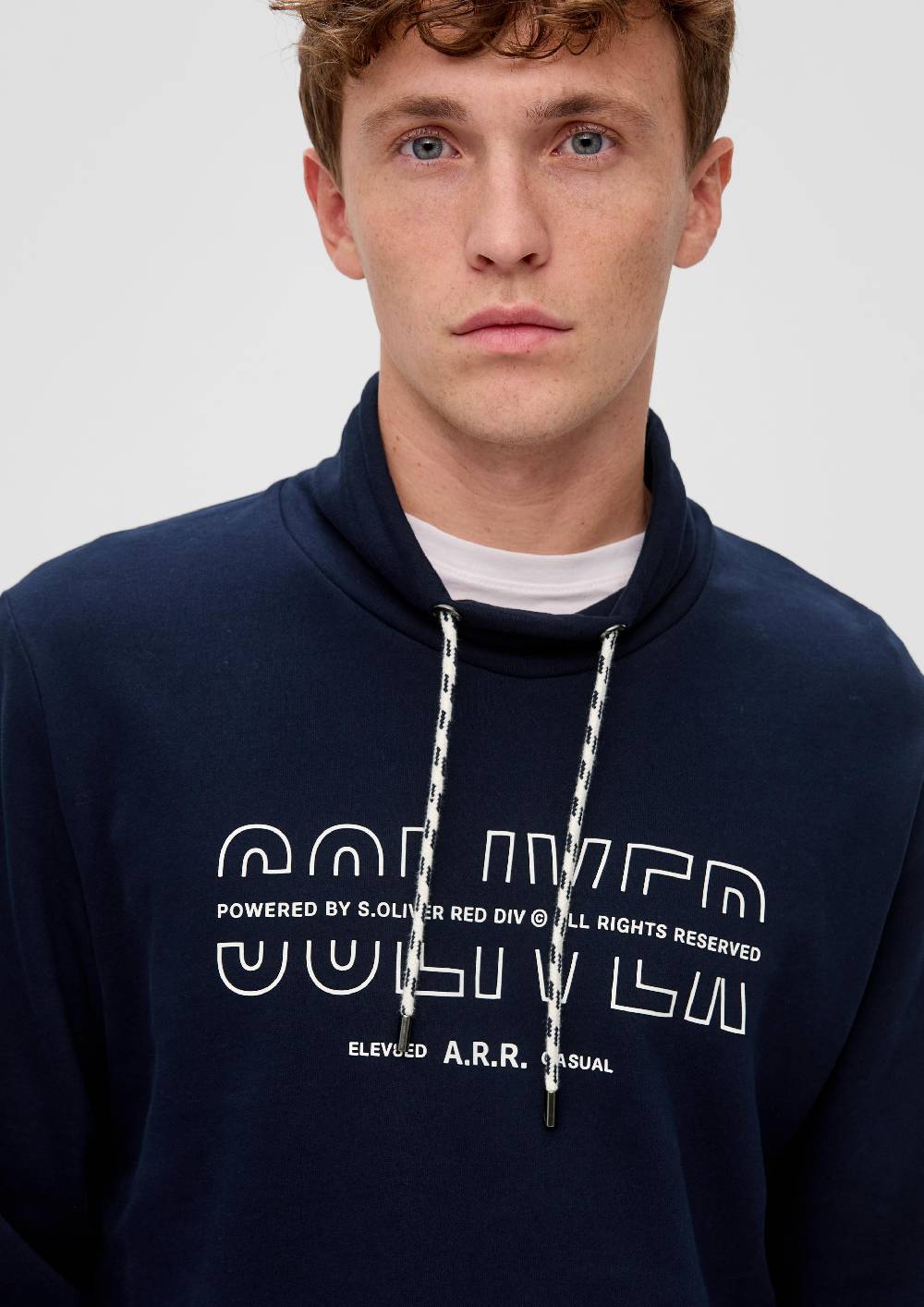 S.Oliver Sweatshirt mit Logo-Print Letzte 2 Tage