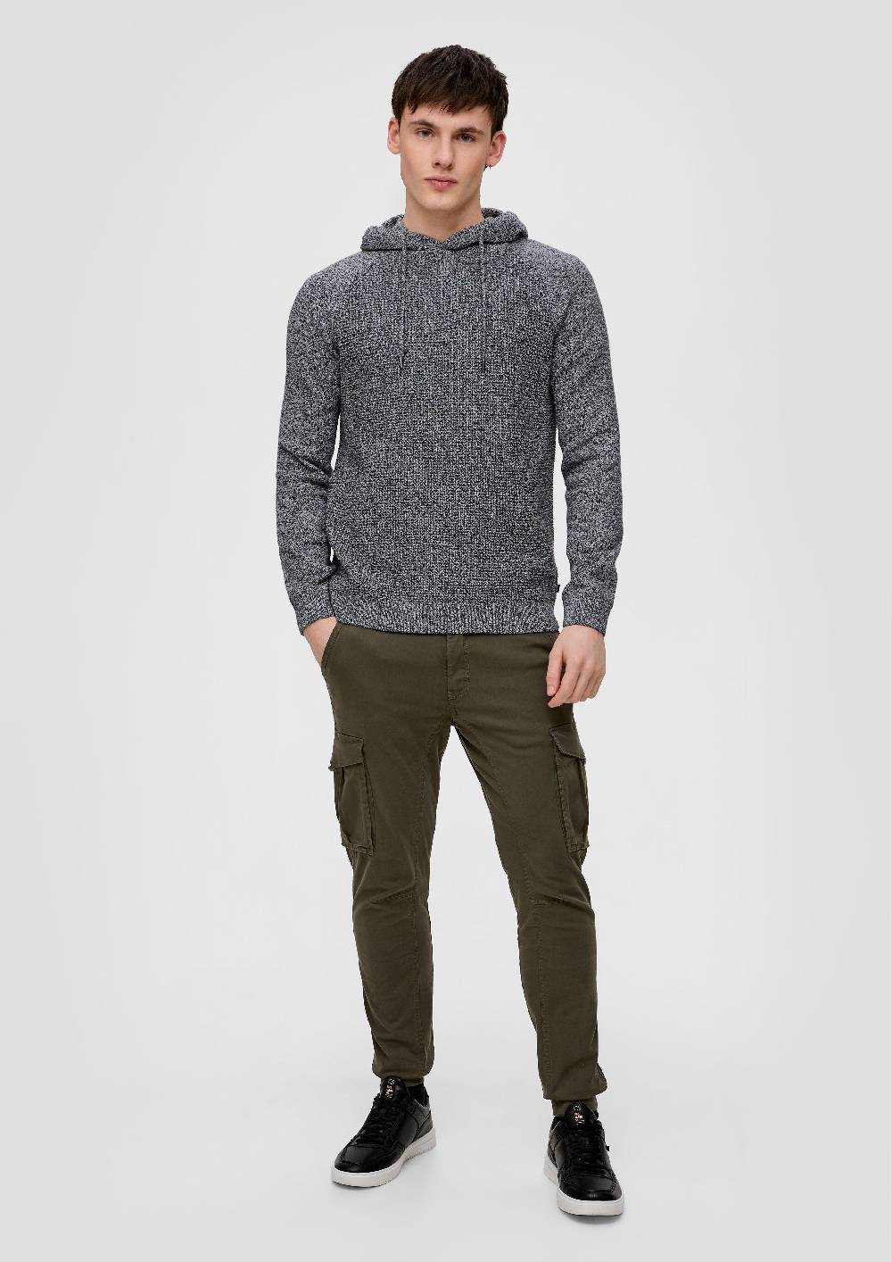 S.Oliver Strickpullover mit Kapuze Letzter Tag