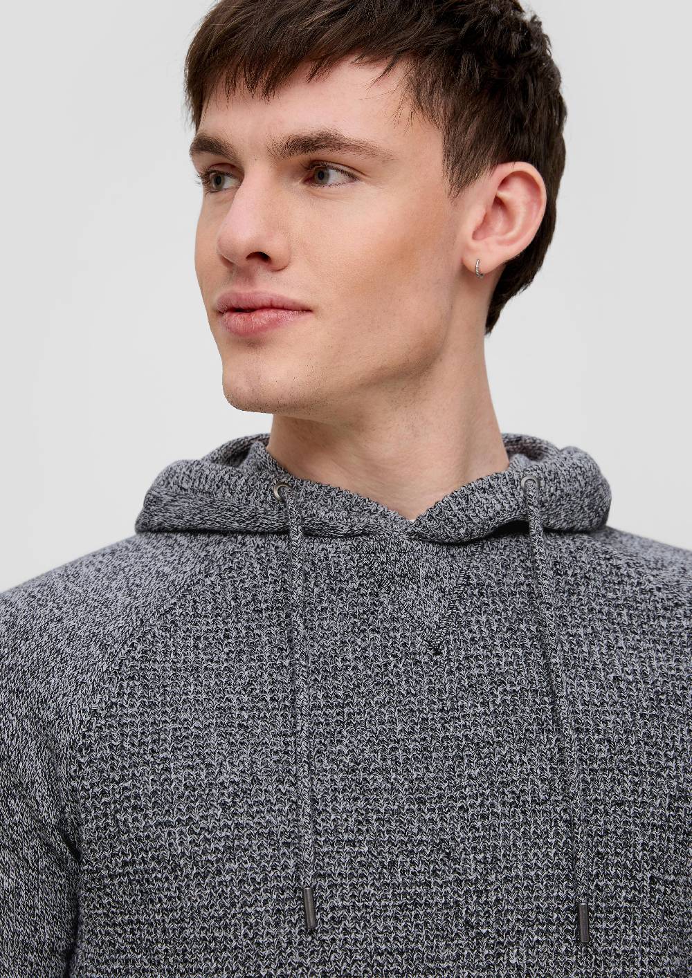 S.Oliver Strickpullover mit Kapuze Letzter Tag