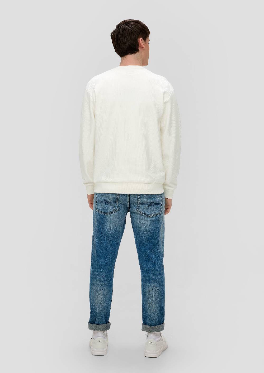 S.Oliver Sweatshirt mit Rippstruktur Bis zu 60% Rabatt