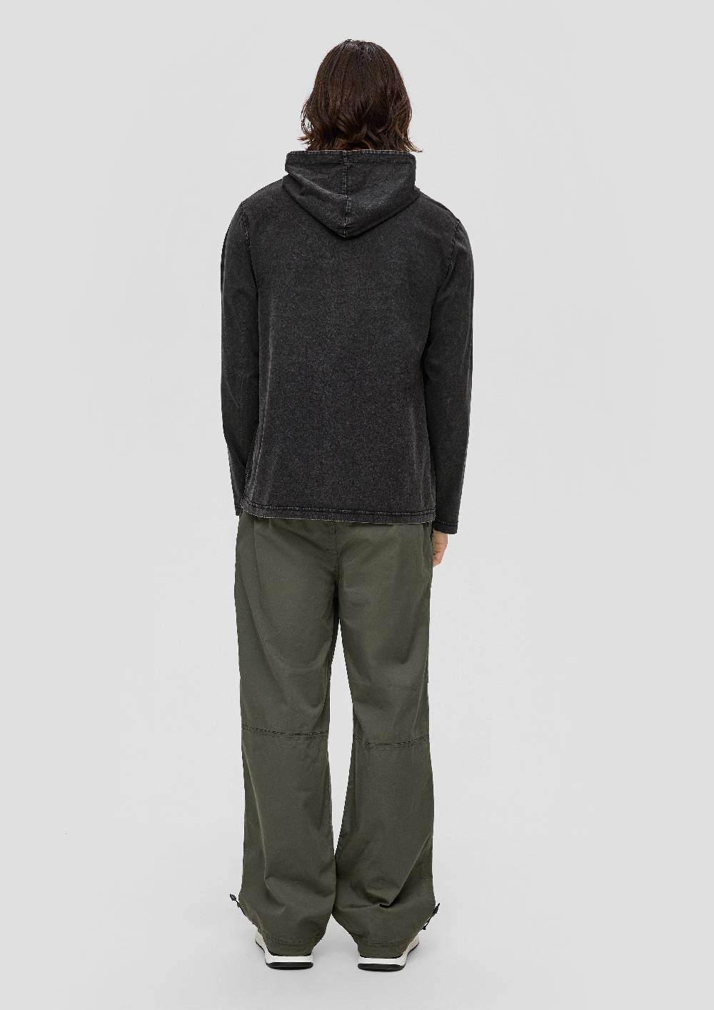S.Oliver Gewaschenes Longsleeve mit Kapuze Bis zu 65% Rabatt