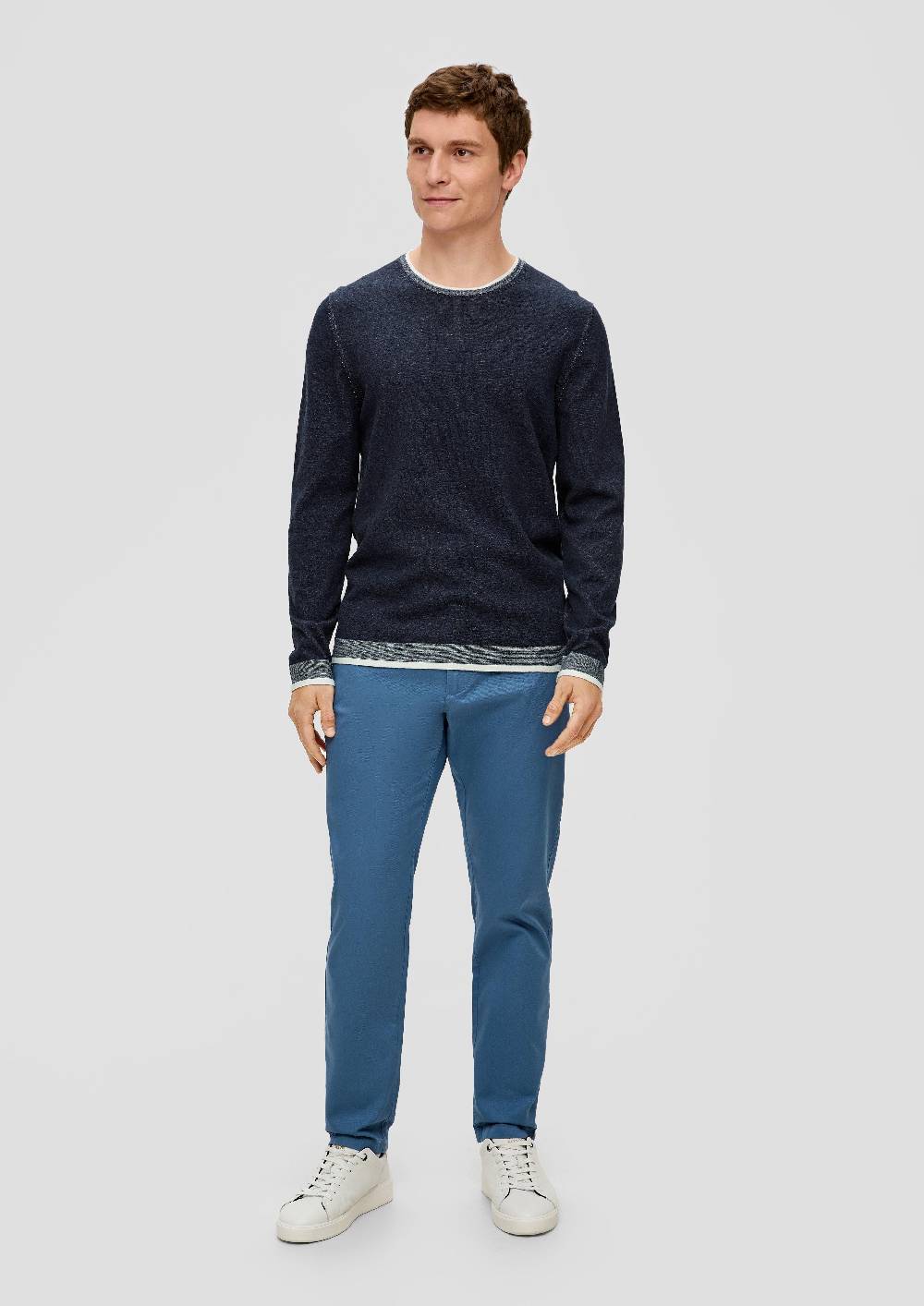 S.Oliver Strickpullover in melierter Optik Nur für heute