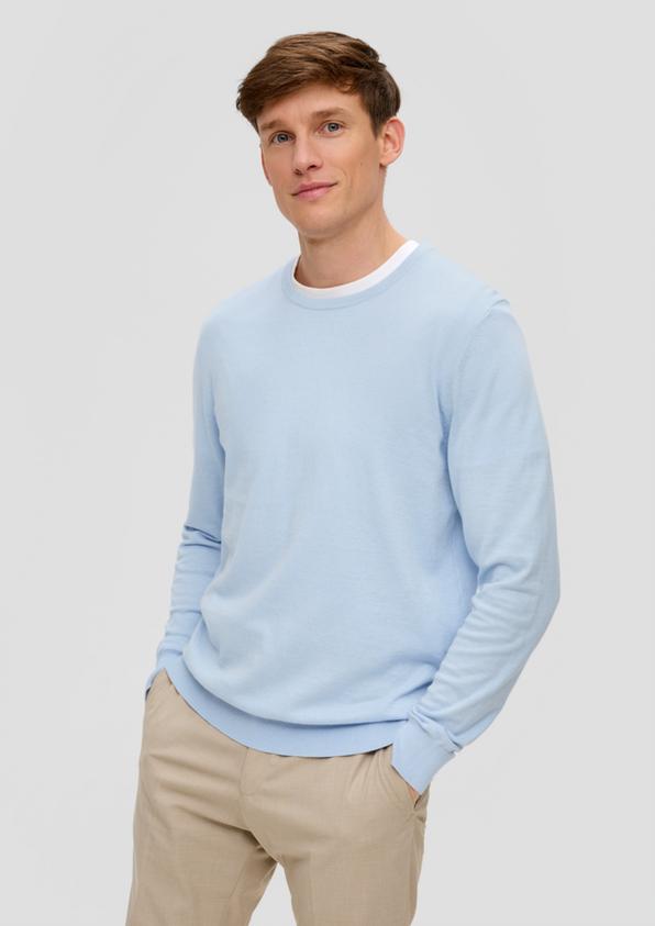 S.Oliver Strickpullover aus Seide mit Crew Neck Vierteljährliche Förderung