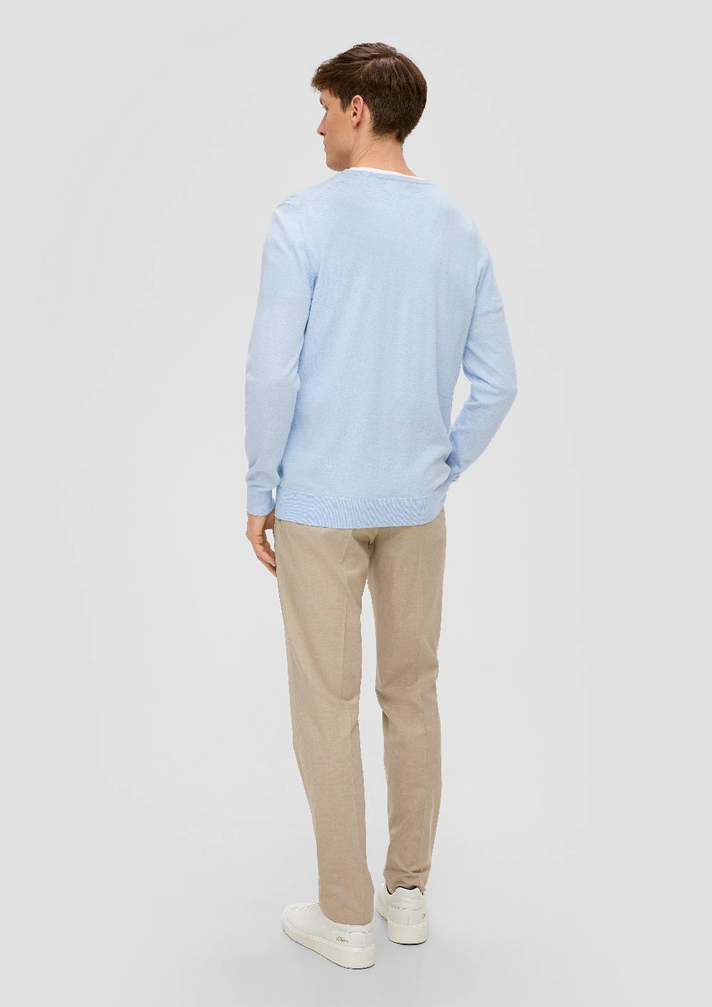 S.Oliver Strickpullover aus Seide mit Crew Neck Vierteljährliche Förderung
