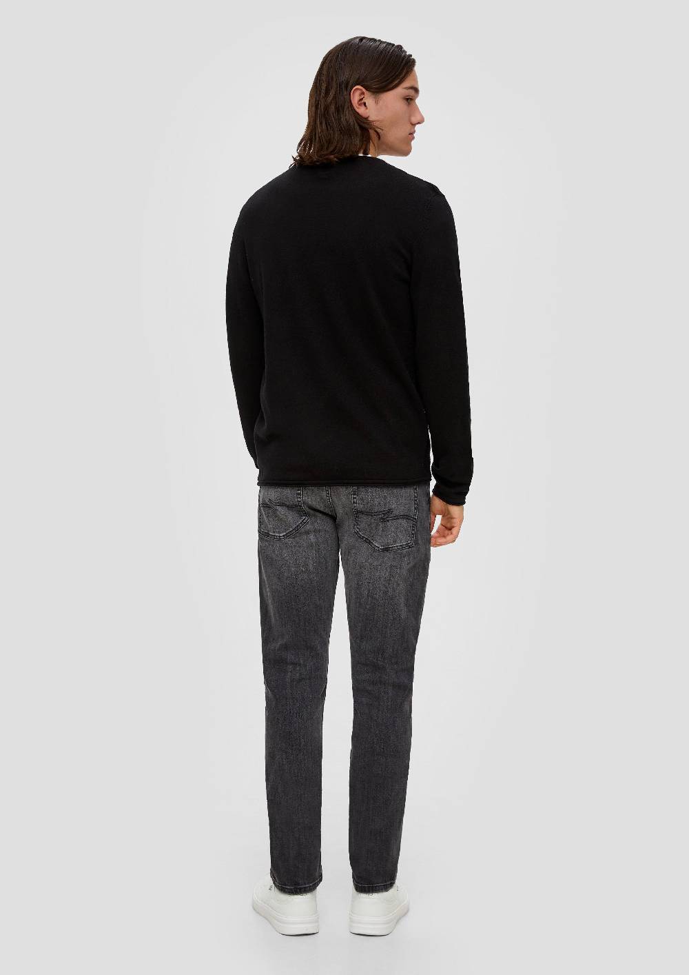 S.Oliver Strickpullover mit Musterstruktur Clearance-Verkauf