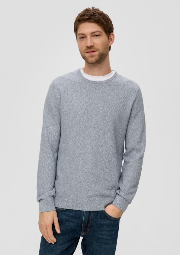 S.Oliver Feinstrickpullover mit Crew Neck Kostenloser Versand international