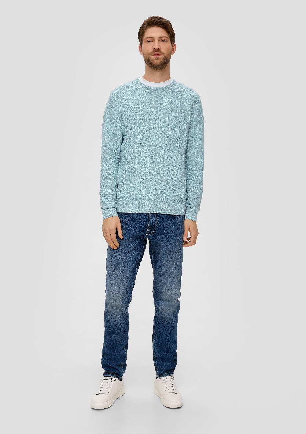 S.Oliver Feinstrickpullover mit Crew Neck Fabrikladen