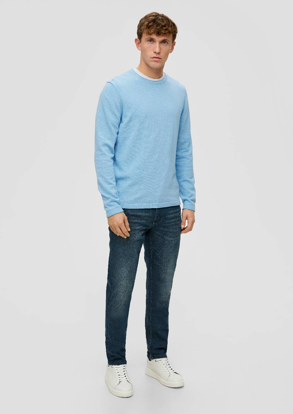 S.Oliver Strickpullover mit Rollkante Speichern exportieren