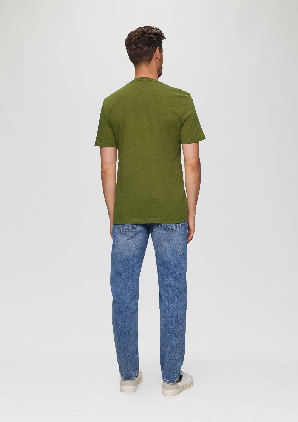 S.Oliver Printshirt aus Baumwolle mit Flammgarnstruktur Black Friday Preise