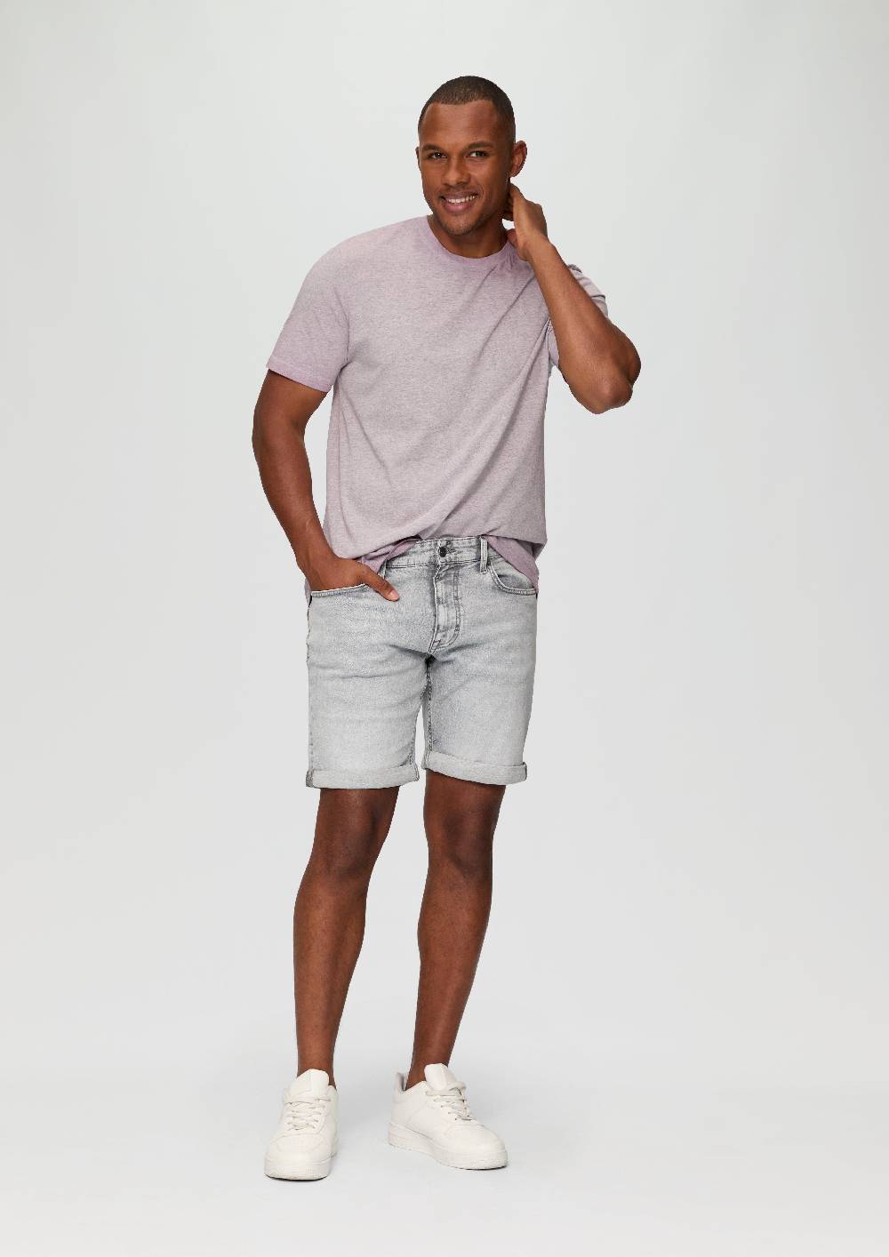 S.Oliver T-Shirt aus Baumwollmix mit Wascheffekt 50% Rabatt für begrenzte Zeit