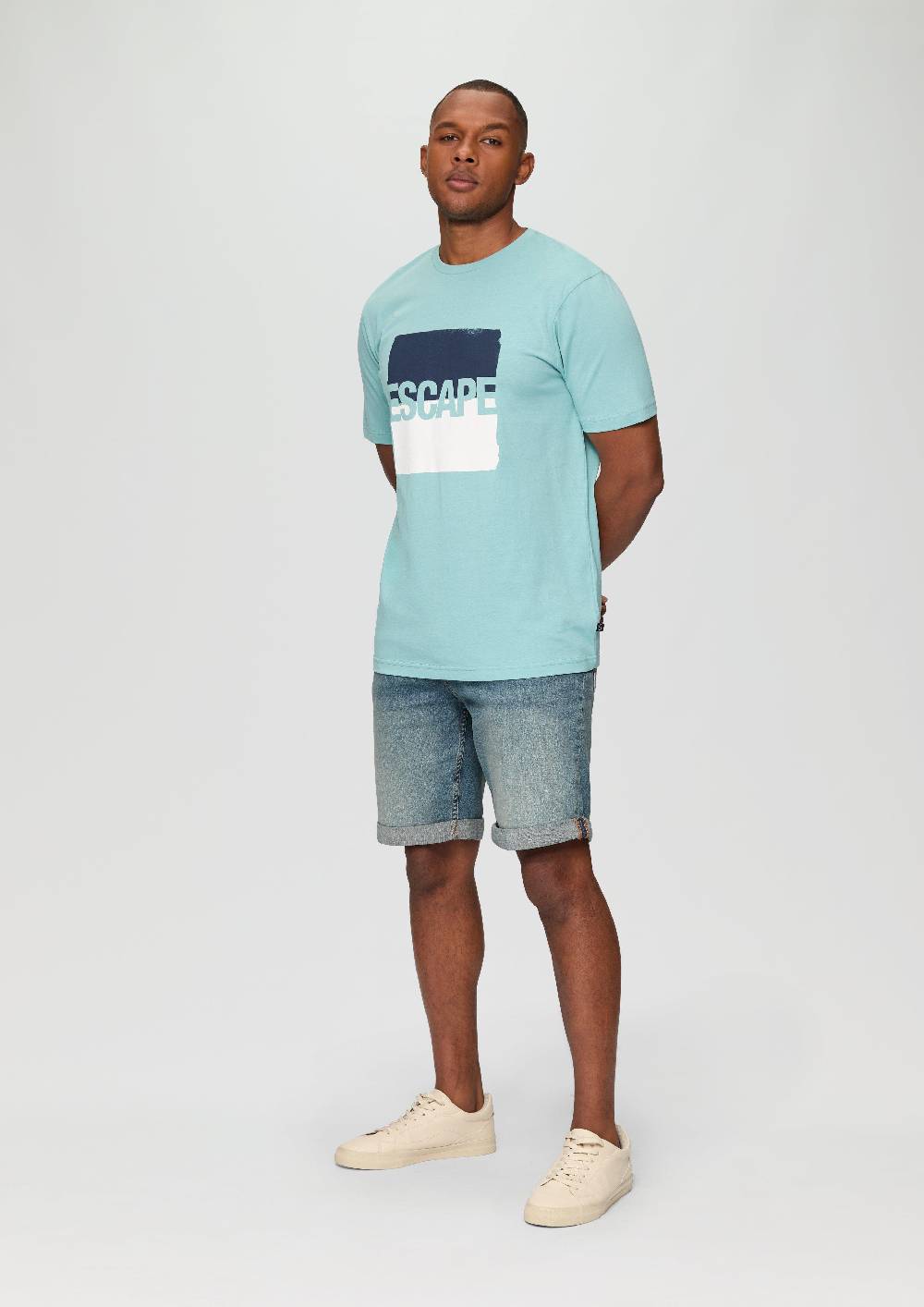 S.Oliver Jeans-Bermuda John / Regular Fit / Mid Rise / im Used-Look Rabatte dieses Monats