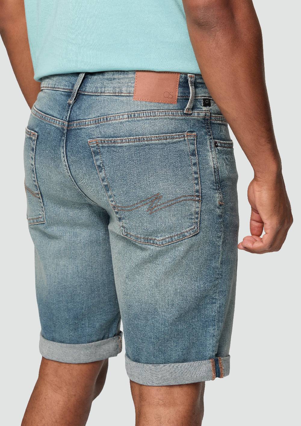 S.Oliver Jeans-Bermuda John / Regular Fit / Mid Rise / im Used-Look Rabatte dieses Monats