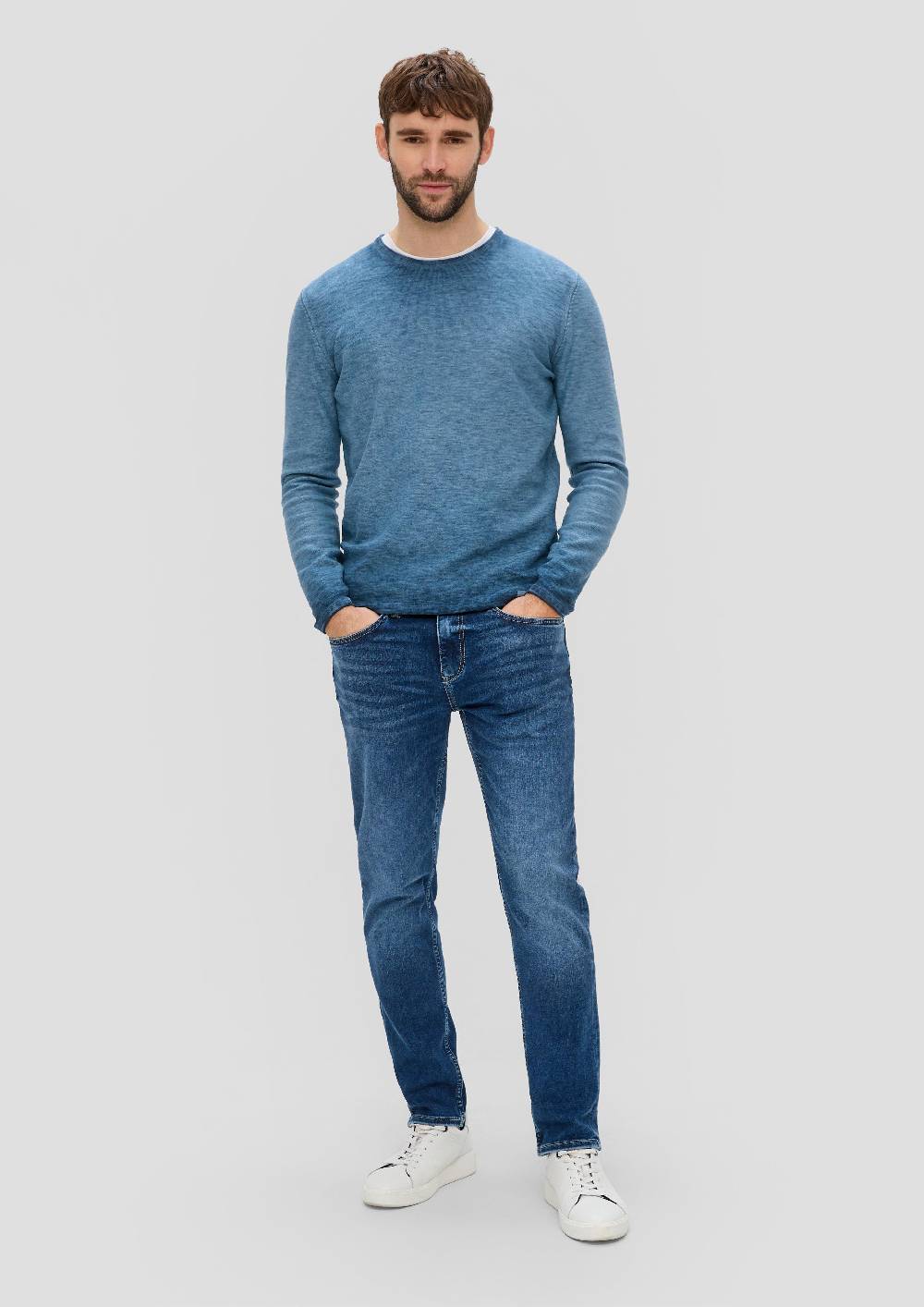 S.Oliver Strickpullover mit Rollsaum Online