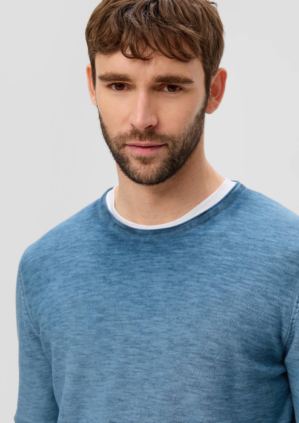 S.Oliver Strickpullover mit Rollsaum Online
