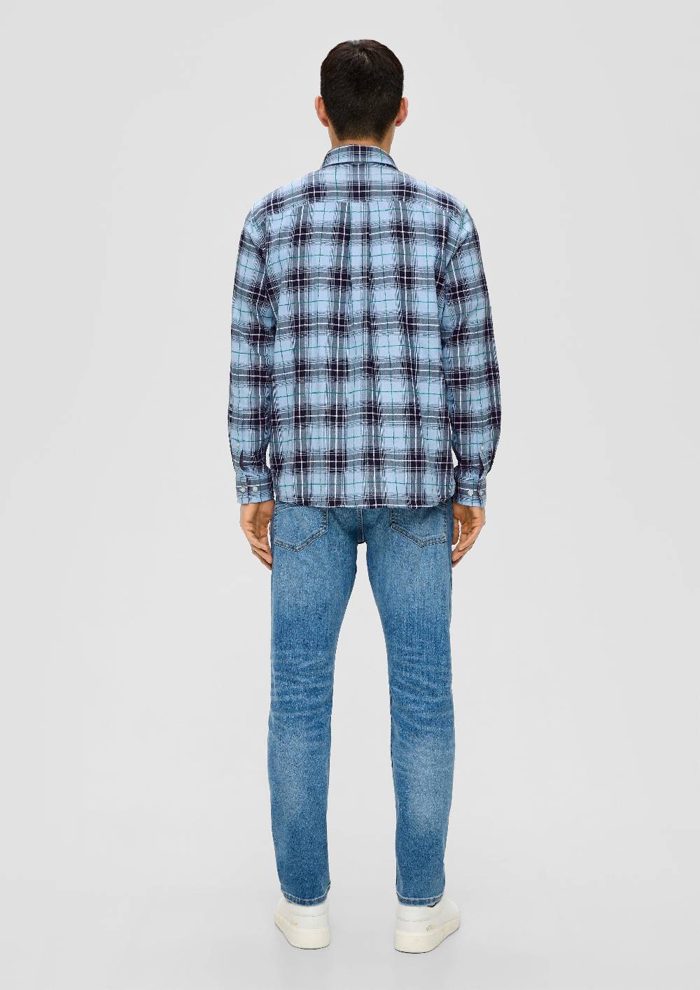 S.Oliver Regular: Langarmhemd mit Button-down-Kragen Auslauf