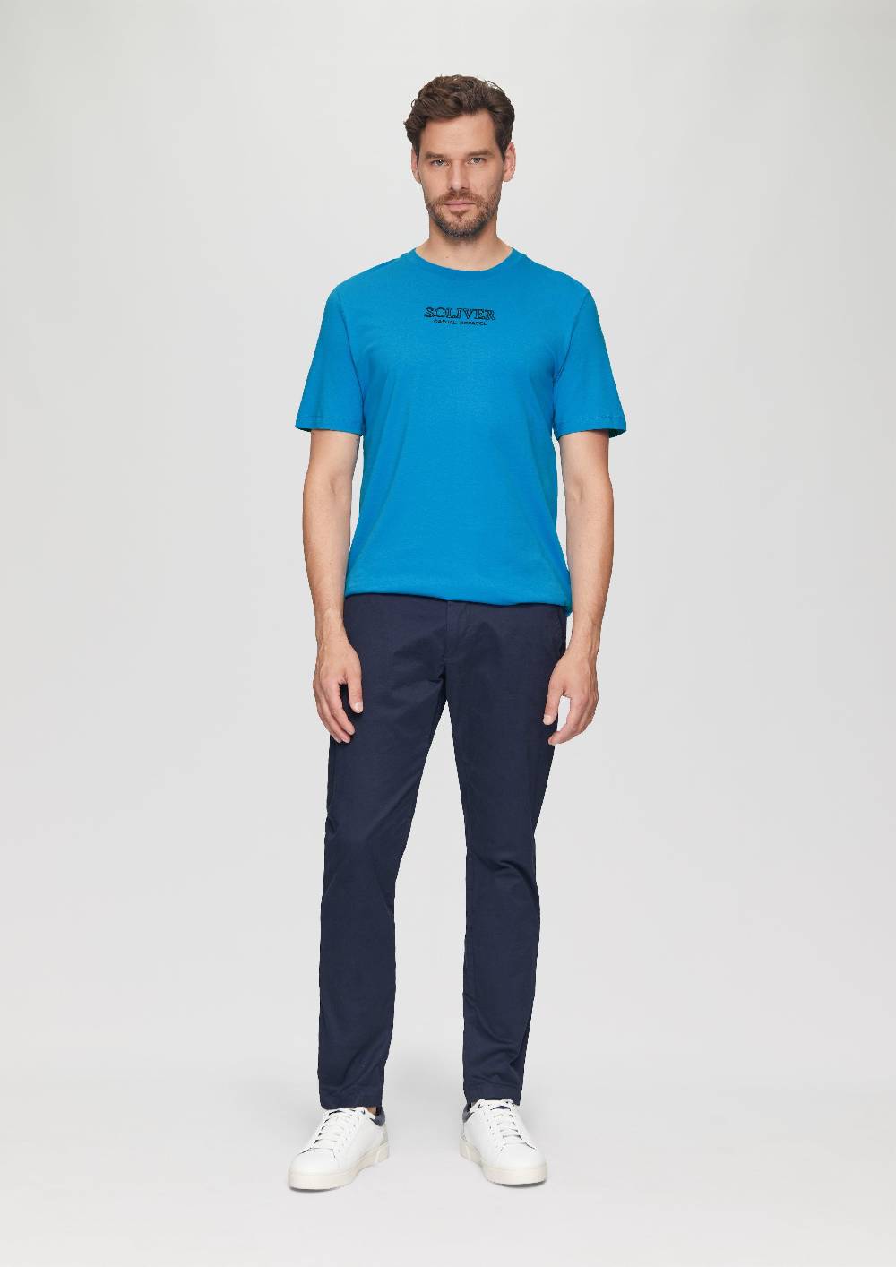 S.Oliver T-Shirt mit Logo-Motiven aus reiner Baumwolle Hotsell