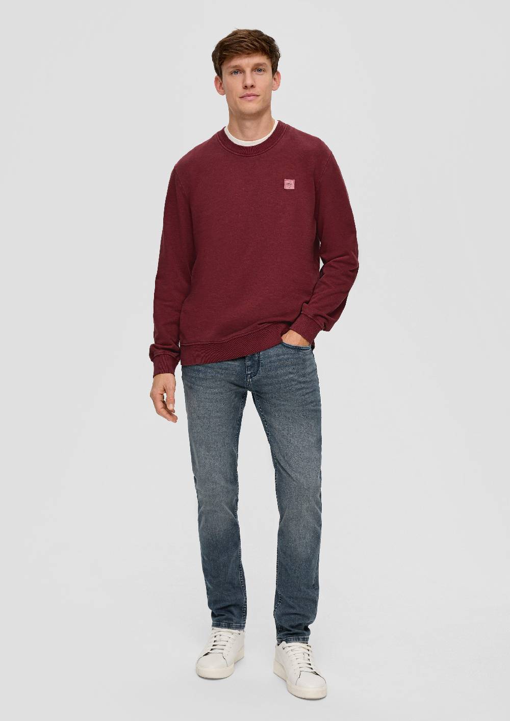 S.Oliver Sweatshirt aus reiner Baumwolle Günstiger Verkauf