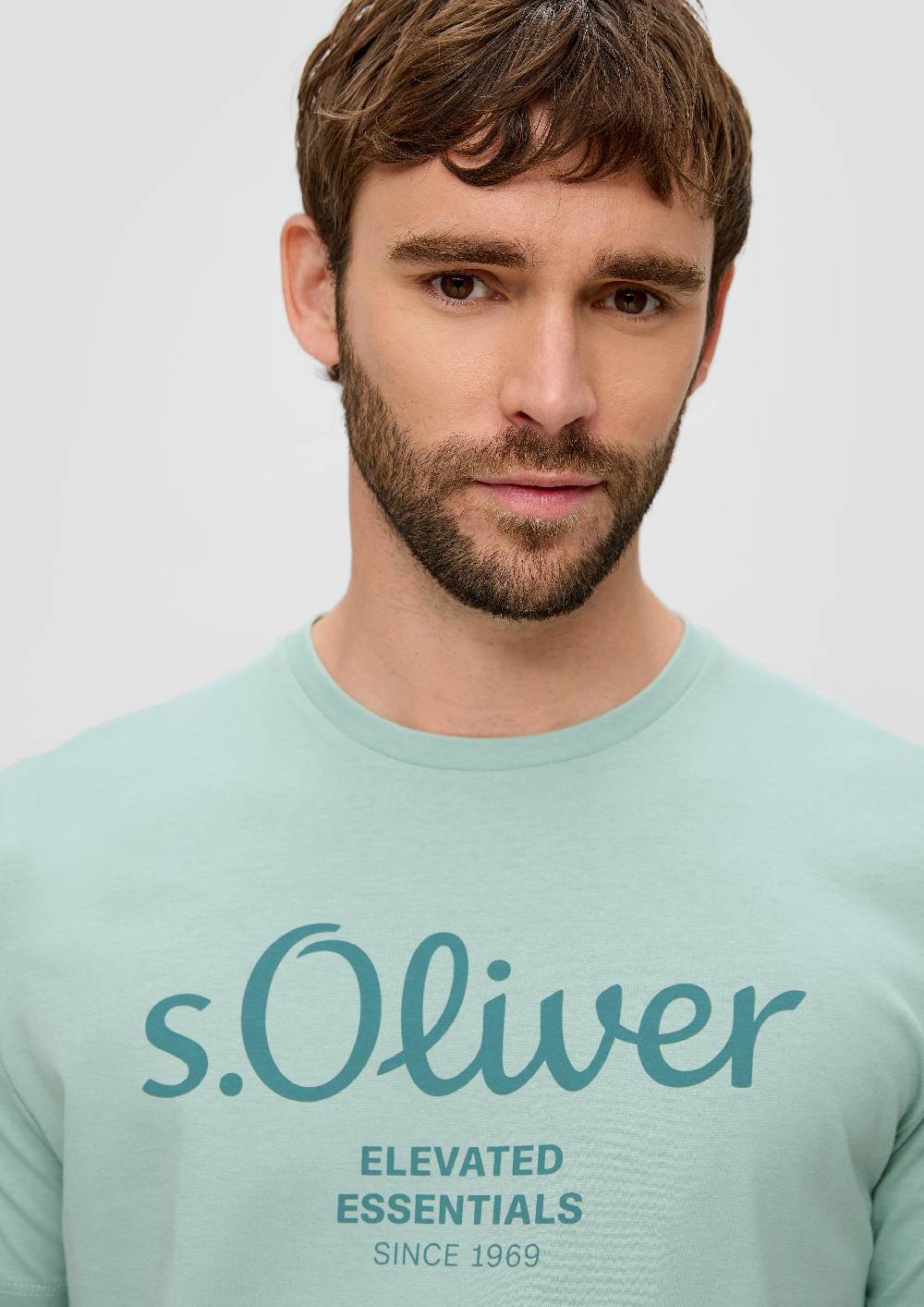 S.Oliver T-Shirt aus Baumwolle mit Label-Print Blitzverkäufe