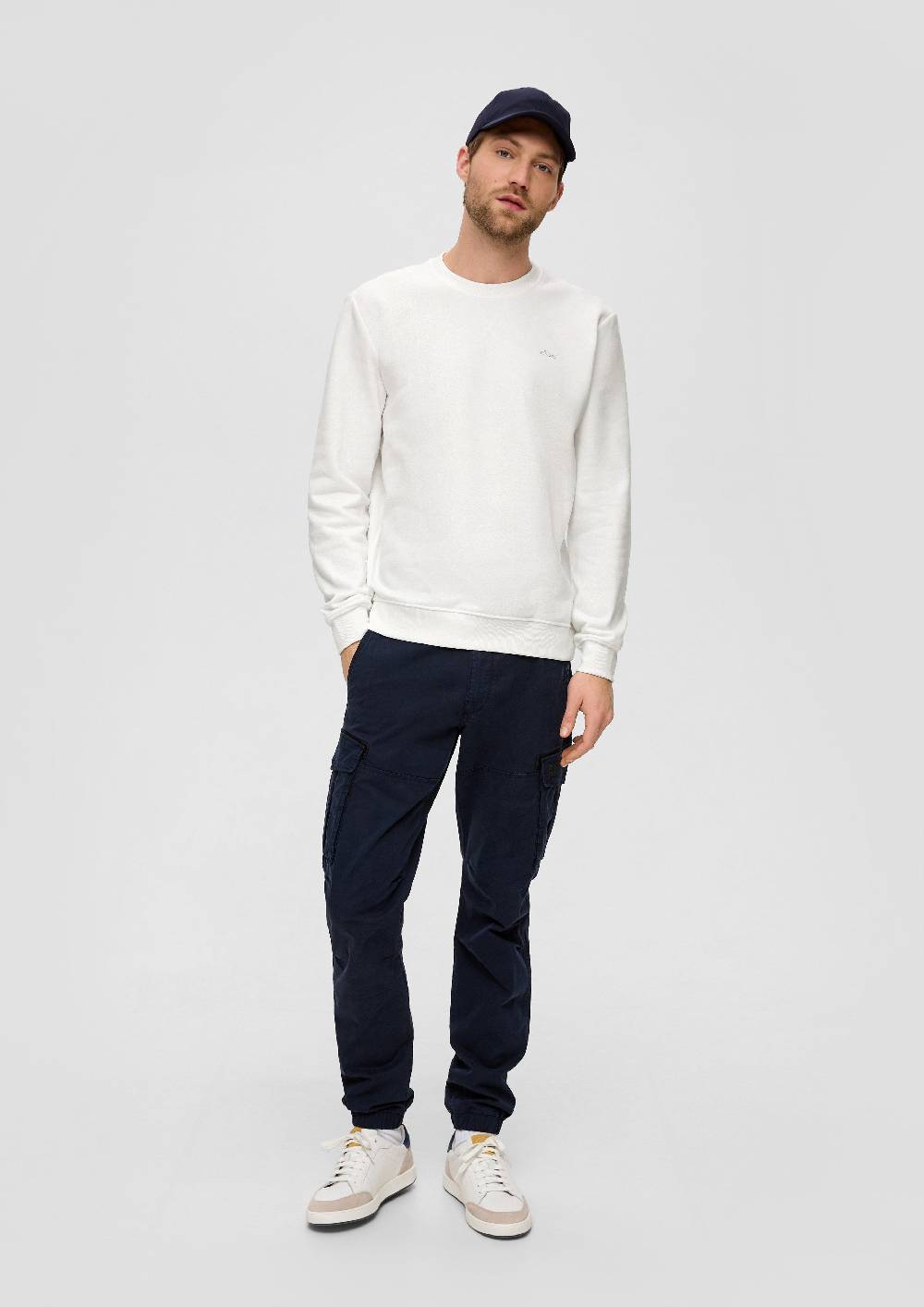 S.Oliver Sweatshirt mit Logo-Detail Großer Ausverkauf