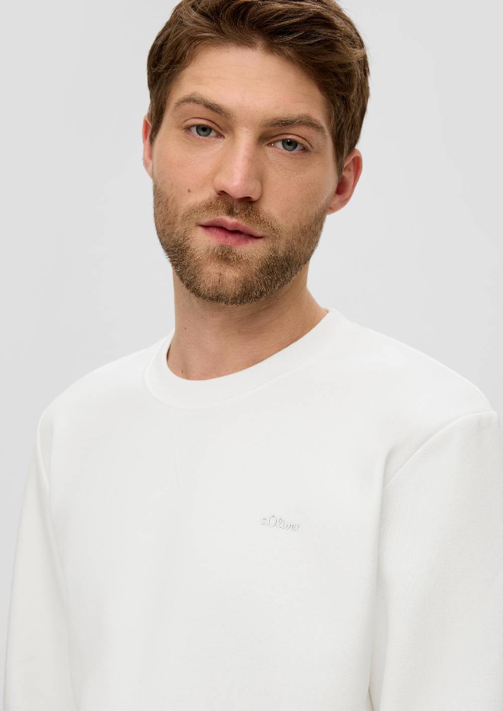 S.Oliver Sweatshirt mit Logo-Detail Großer Ausverkauf