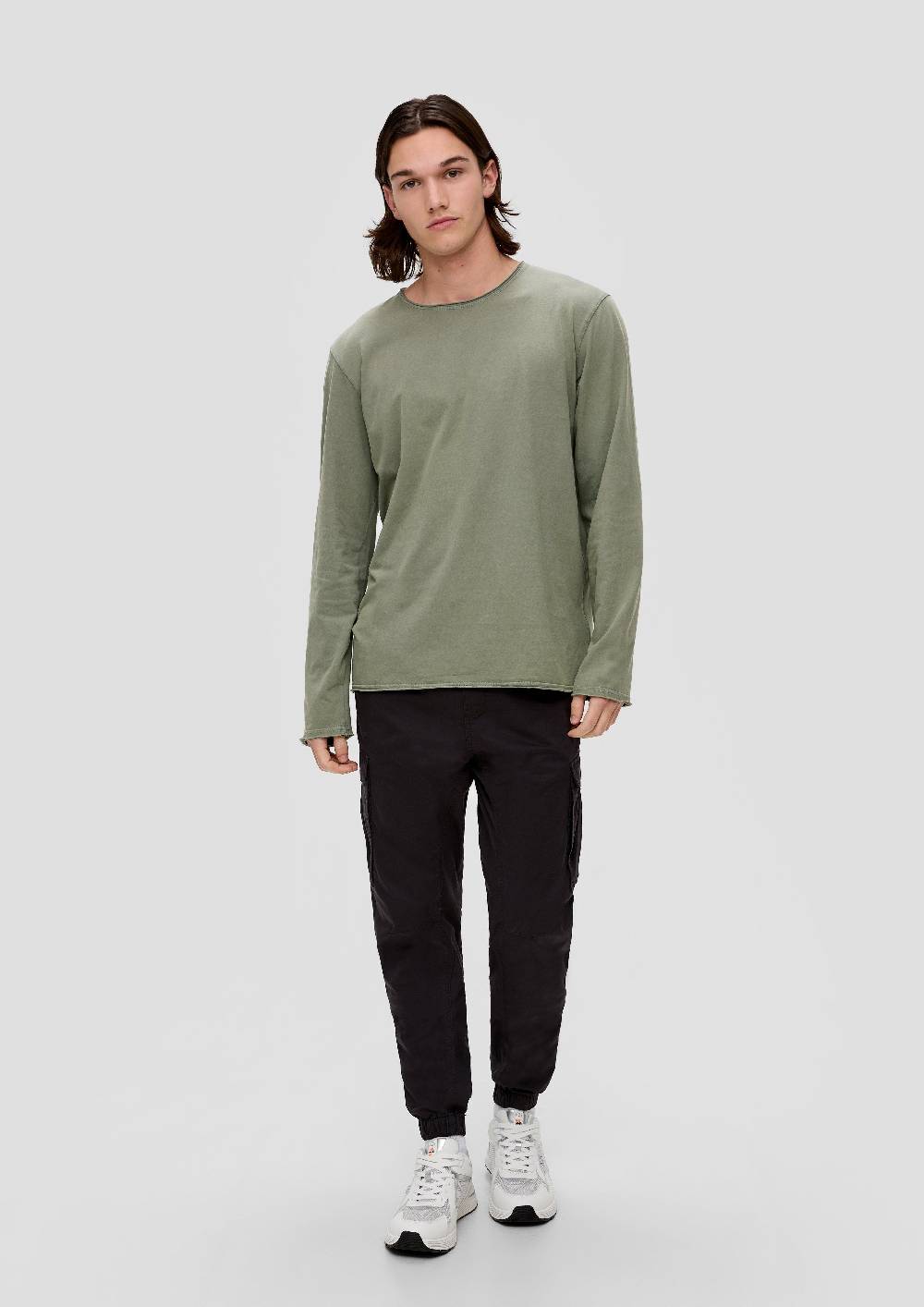 S.Oliver Longsleeve mit Rollsäumen Begrenztes Angebot
