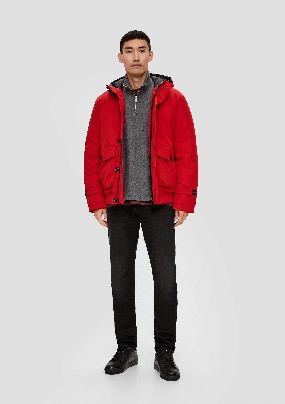 S.Oliver Sweatshirt mit Brusttasche Preisnachlass