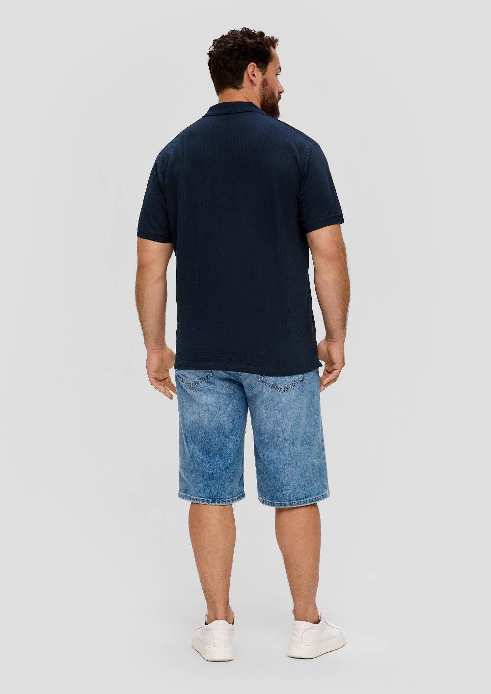 S.Oliver Poloshirt aus Baumwollstretch mit Applikation Valentinstagsangebot