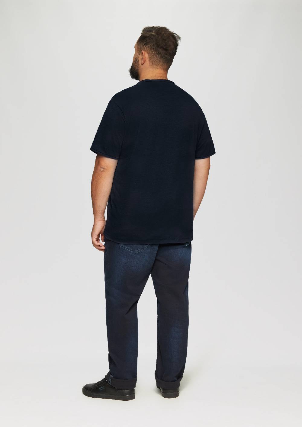 S.Oliver T-Shirt mit Flammgarnstruktur Lagerräumung