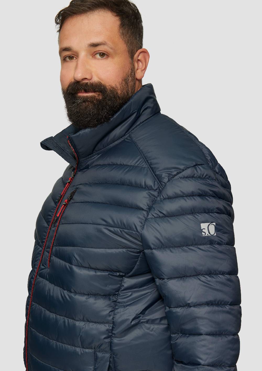 S.Oliver Wasserabweisende Steppjacke aus recyceltem Polyester Tägliche Deals