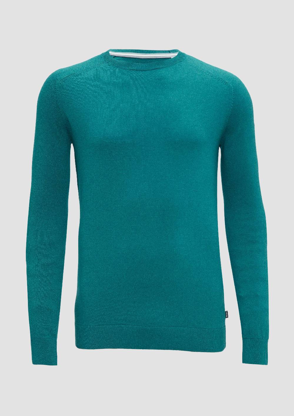 S.Oliver Strickpullover mit Rippbündchen VIP-Rabatte