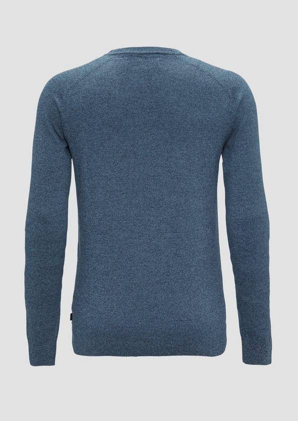 S.Oliver Strickpullover mit Rippbündchen Tiefpreis