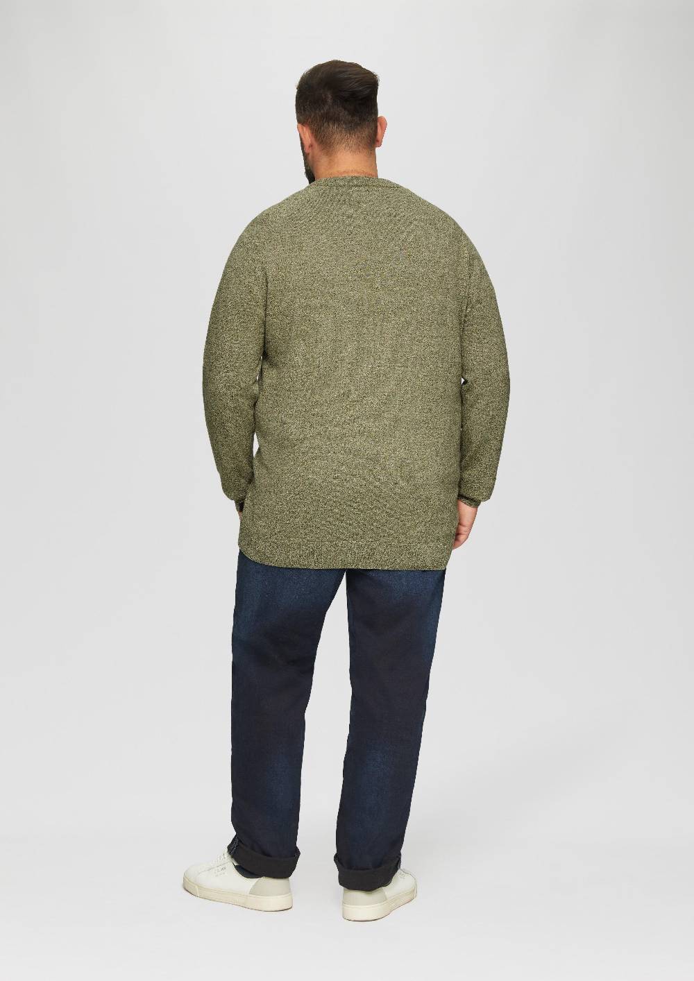 S.Oliver Strickpullover mit Rippbündchen Begrenzte Freigabe
