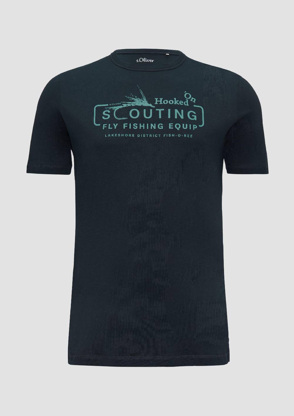 S.Oliver Baumwollshirt mit Frontprint Letzte 2 Tage