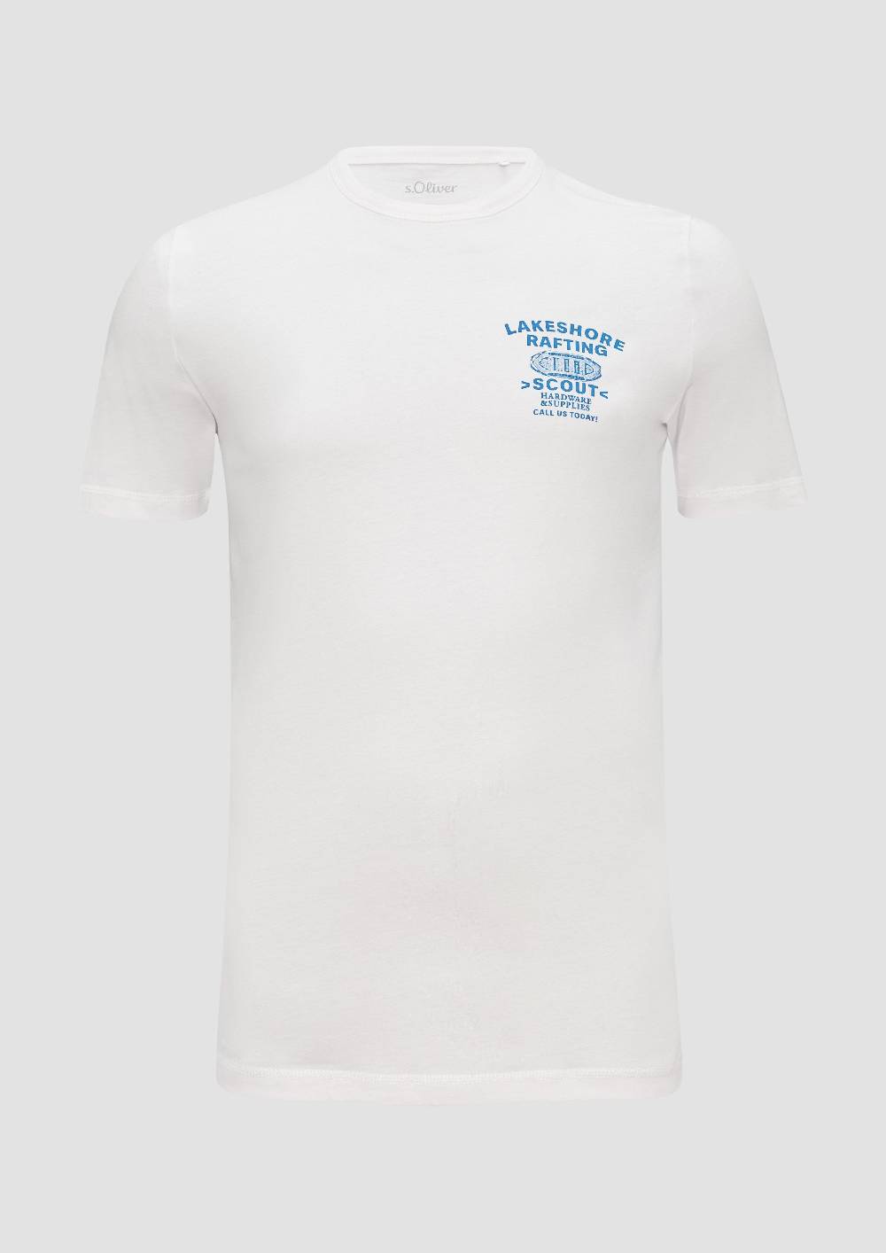 S.Oliver Baumwollshirt mit Frontprint Letzter Tag