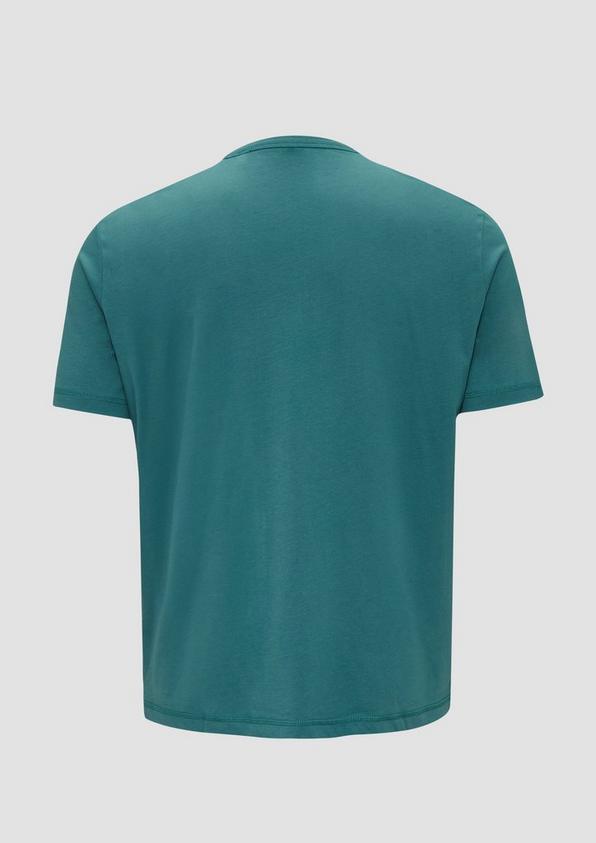 S.Oliver Baumwollshirt mit Frontprint 50% Rabatt mit kostenlosem Versand