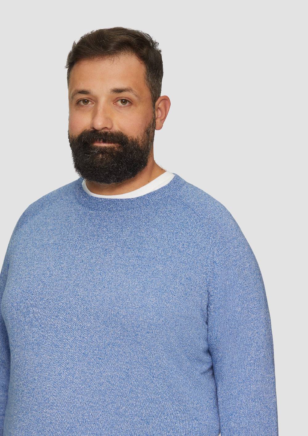 S.Oliver Strickpullover mit Rippbündchen 2025