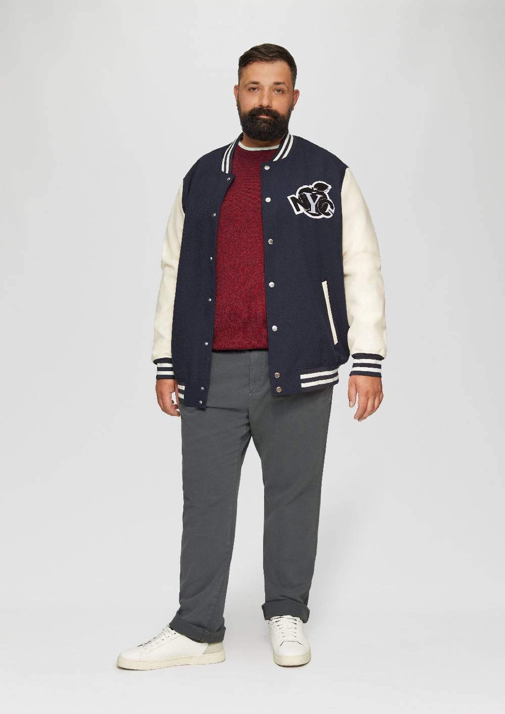 S.Oliver Strickpullover mit Rippbündchen Online