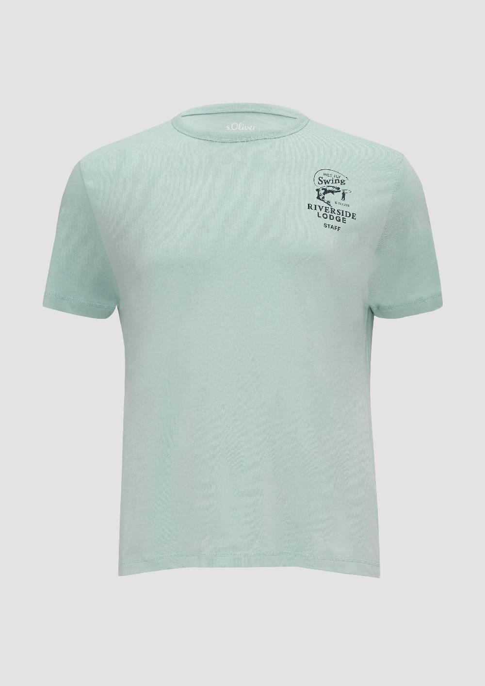 S.Oliver Baumwollshirt mit Frontprint Limitierter Zeitrabatt