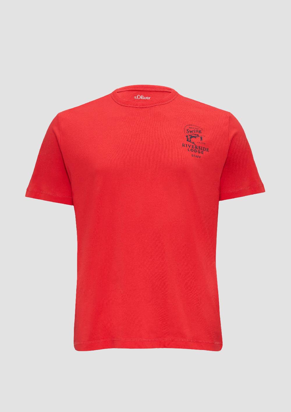 S.Oliver Baumwollshirt mit Frontprint Fabrikpreis