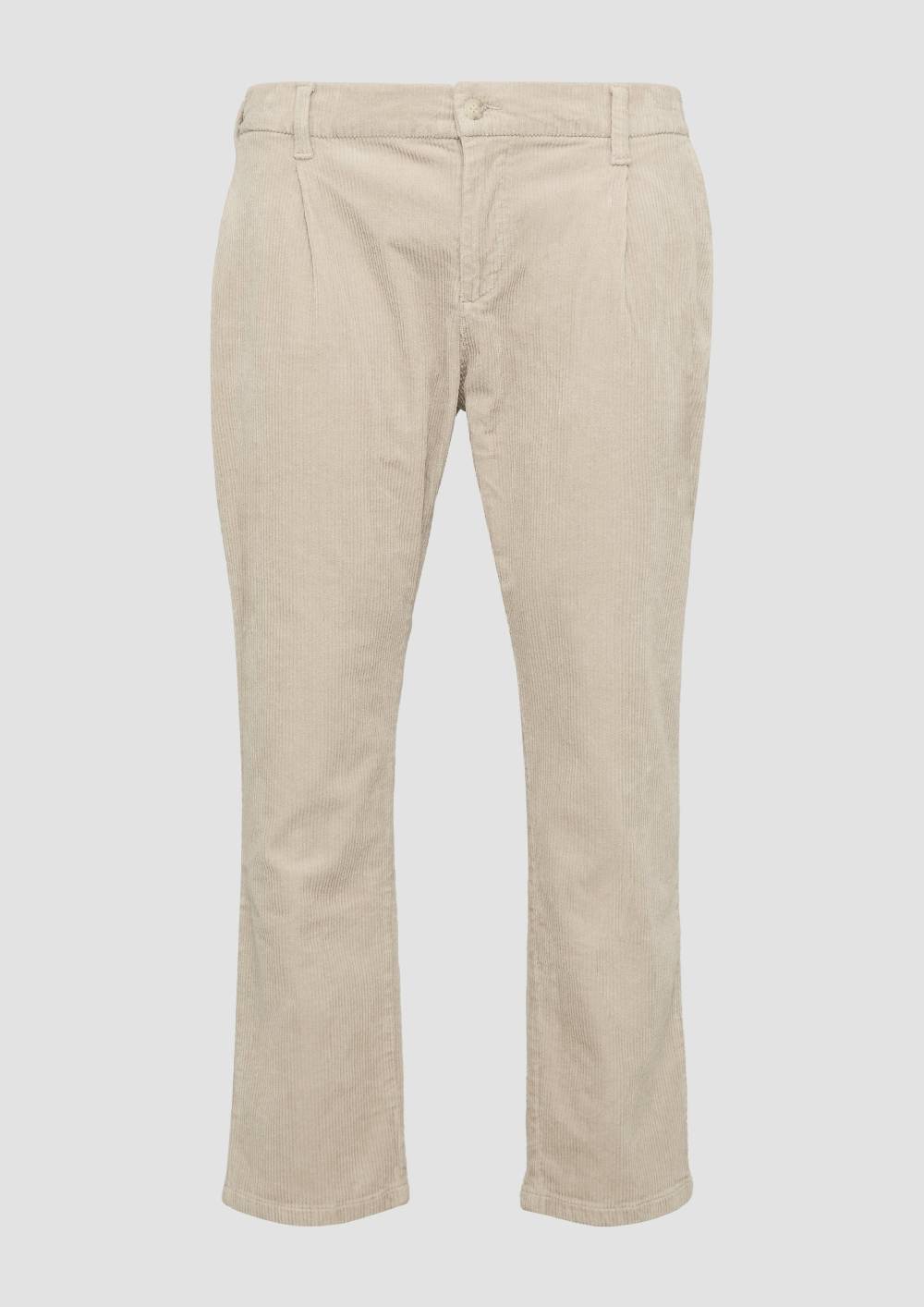 S.Oliver Relaxed: Cord-Chino mit Tapered Leg Preisnachlass