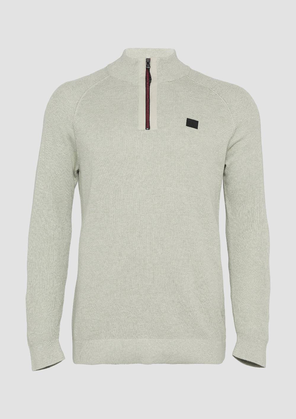 S.Oliver Strickpullover mit hochgeschlossenem Kragen Valentinstagsangebot