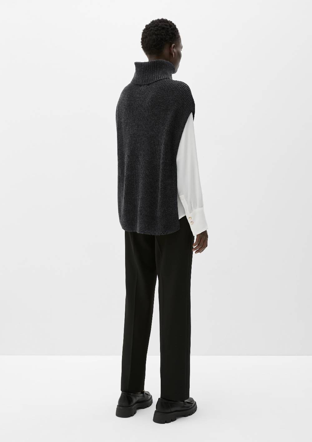 S.Oliver Poncho mit Rollkragen Tiefpreis