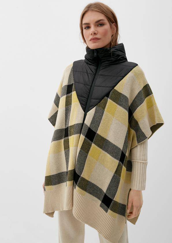 S.Oliver Poncho im Fabricmix Super Sparpreis