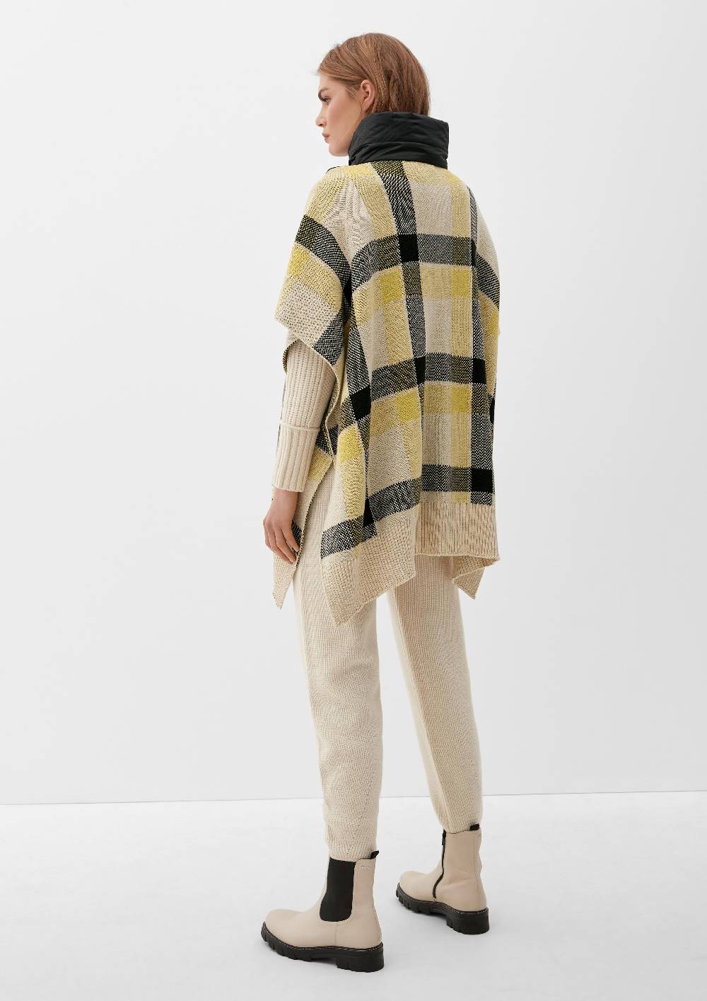 S.Oliver Poncho im Fabricmix Super Sparpreis