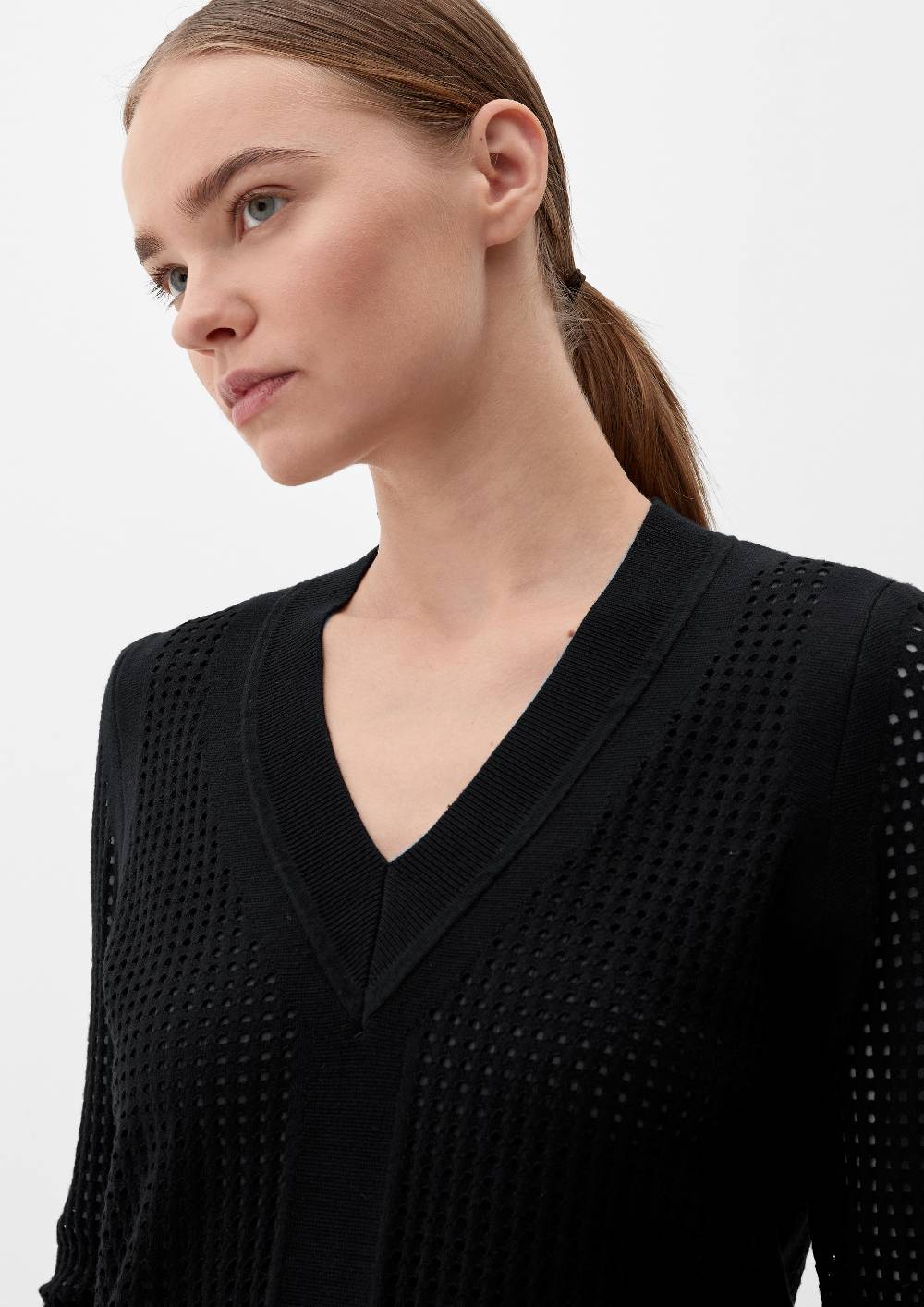 S.Oliver Pullover mit Lochmuster Begrenzte Freigabe