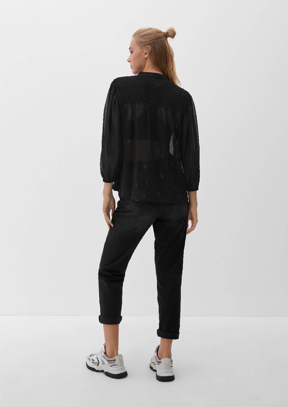 S.Oliver Blusenshirt mit abstraktem Muster Letzte 3 Tage