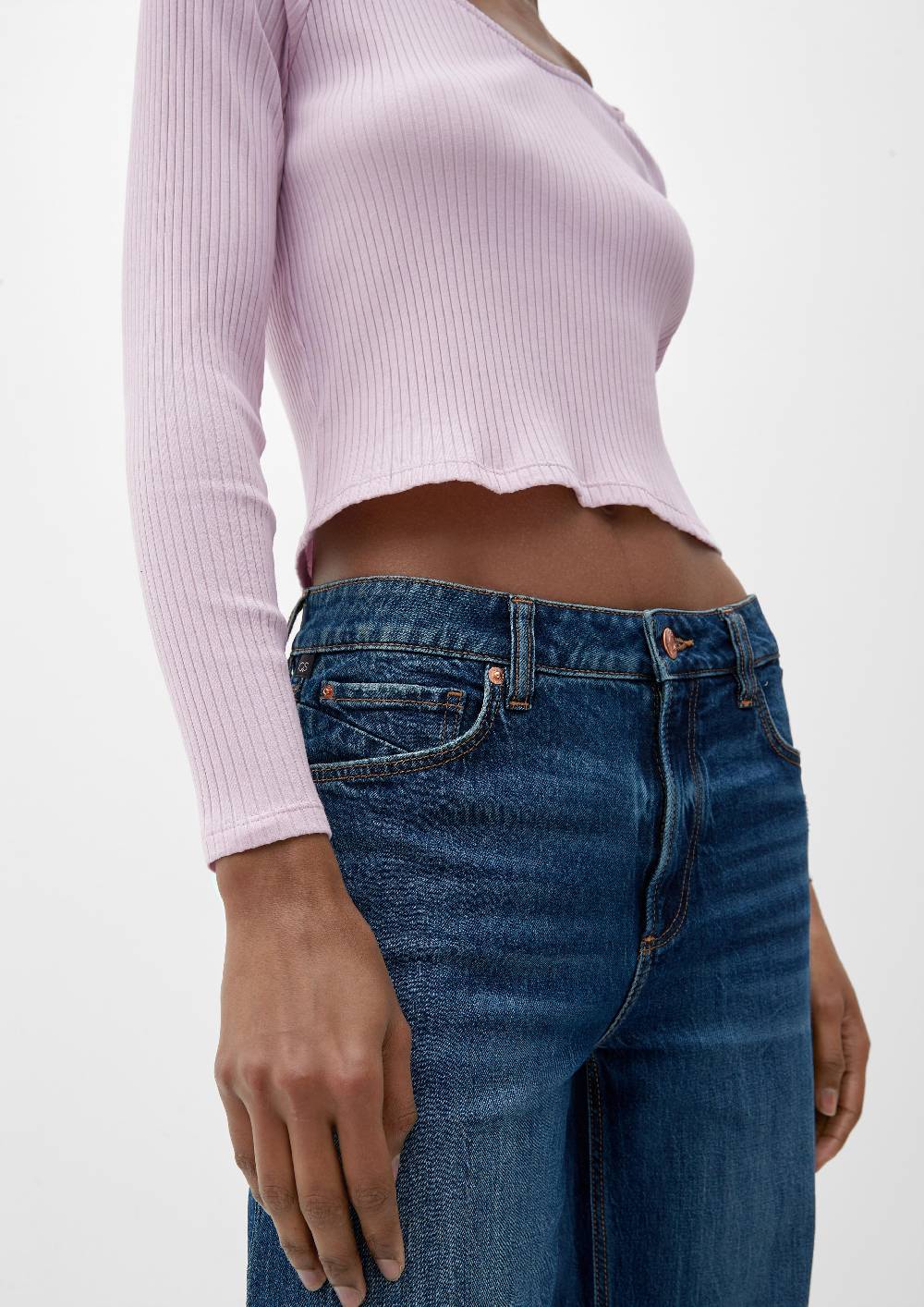 S.Oliver Longsleeve mit Rippstruktur Nur für heute
