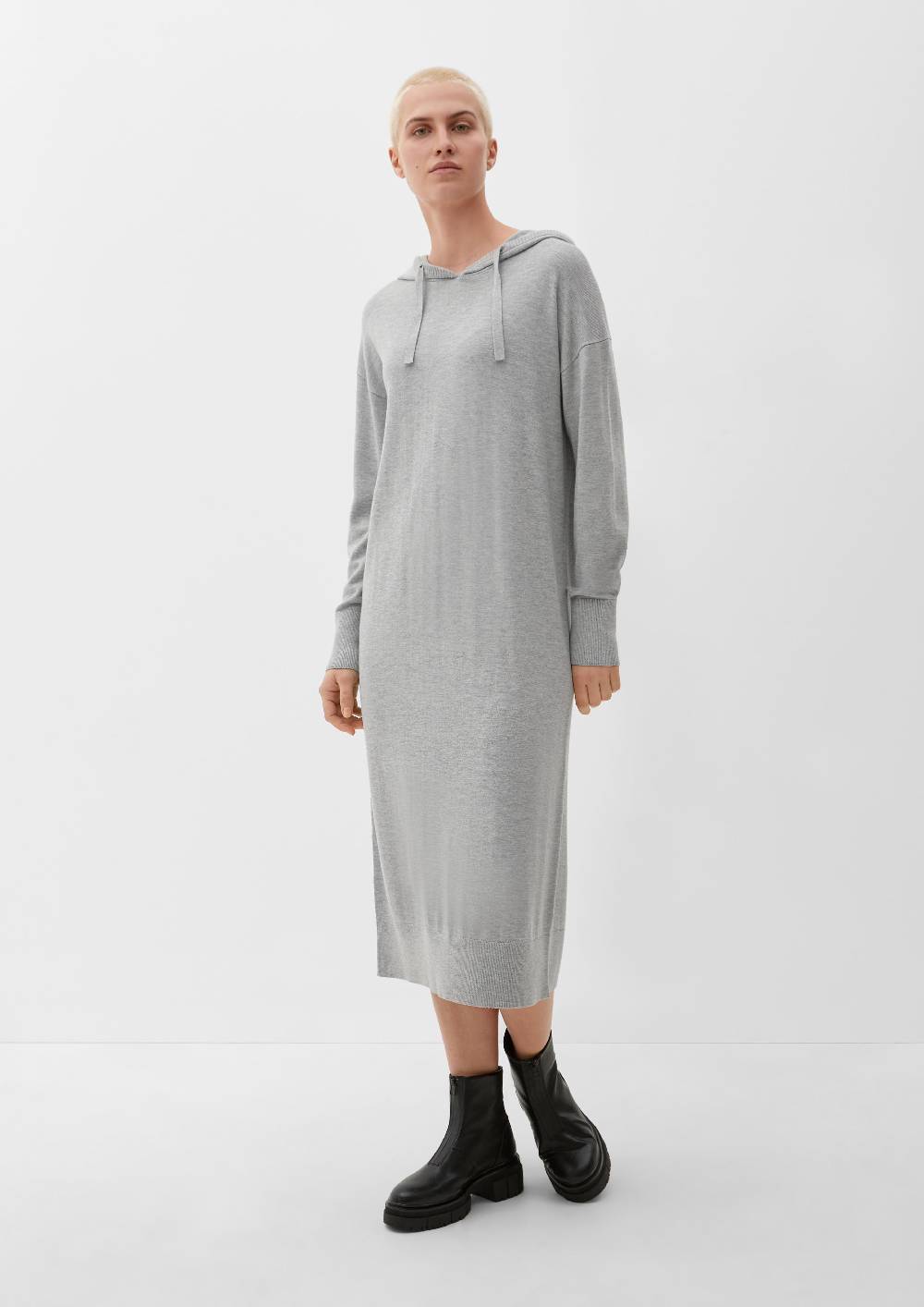 S.Oliver Strickkleid mit Kapuze Nur noch ein Tag übrig