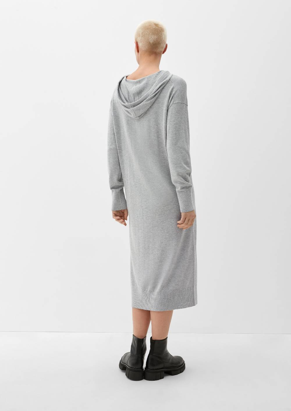 S.Oliver Strickkleid mit Kapuze Nur noch ein Tag übrig