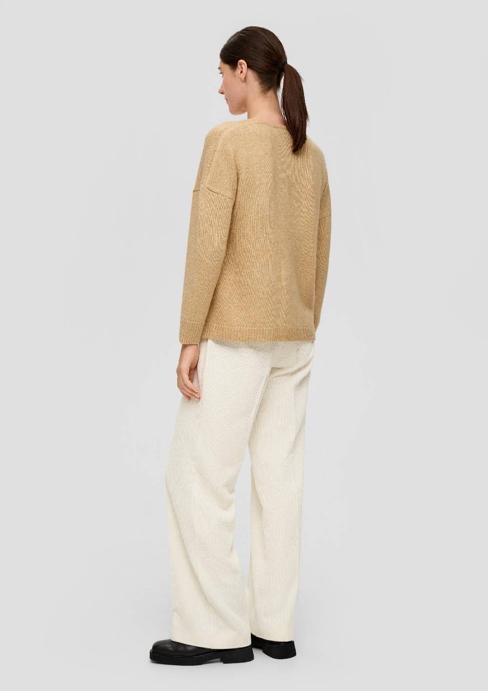 S.Oliver Strickpullover mit V-Ausschnitt Clearance-Verkauf